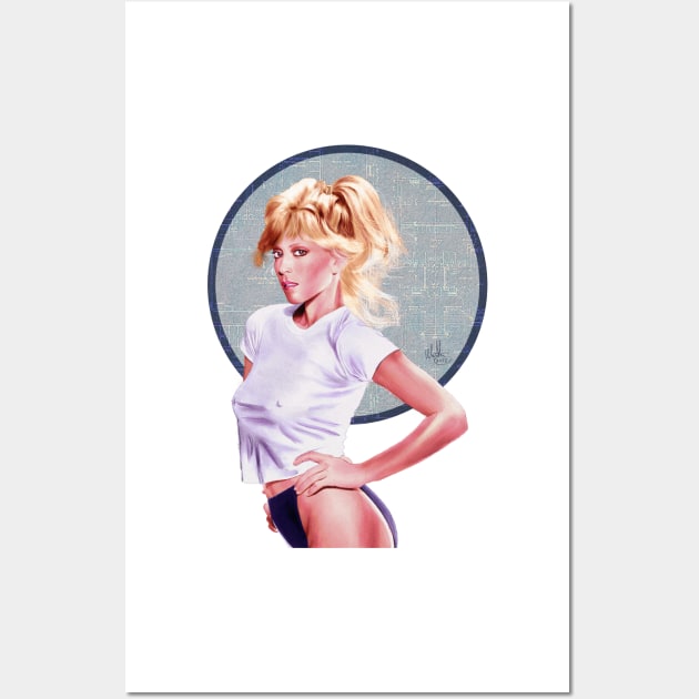 Judy Landers, the blonde guest star of the 80s Wall Art by micheleamadesi
